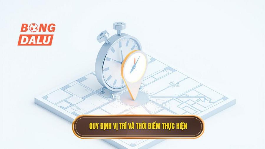 1. Quy định vị trí và thời điểm thực hiện