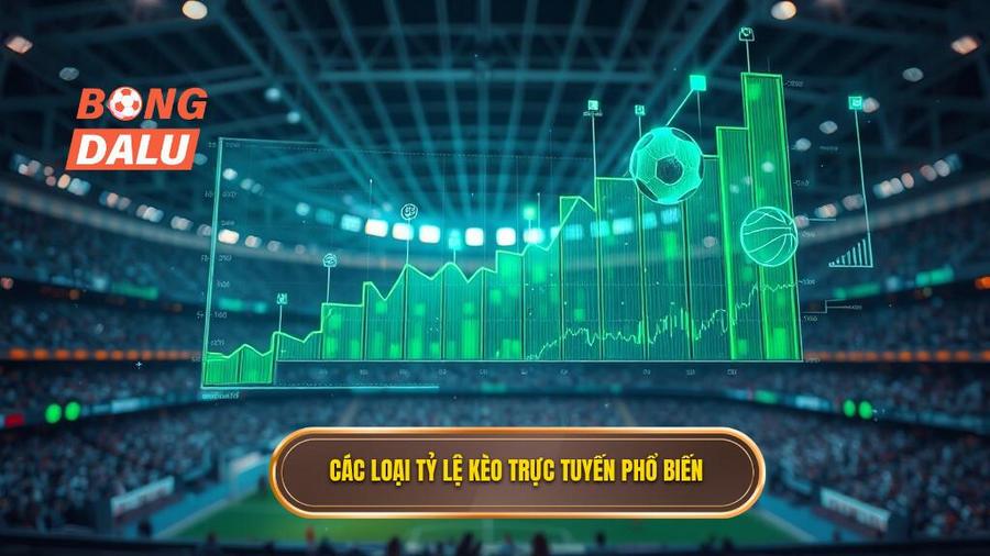 2. Các loại tỷ lệ kèo trực tuyến phổ biến nhất hiện nay